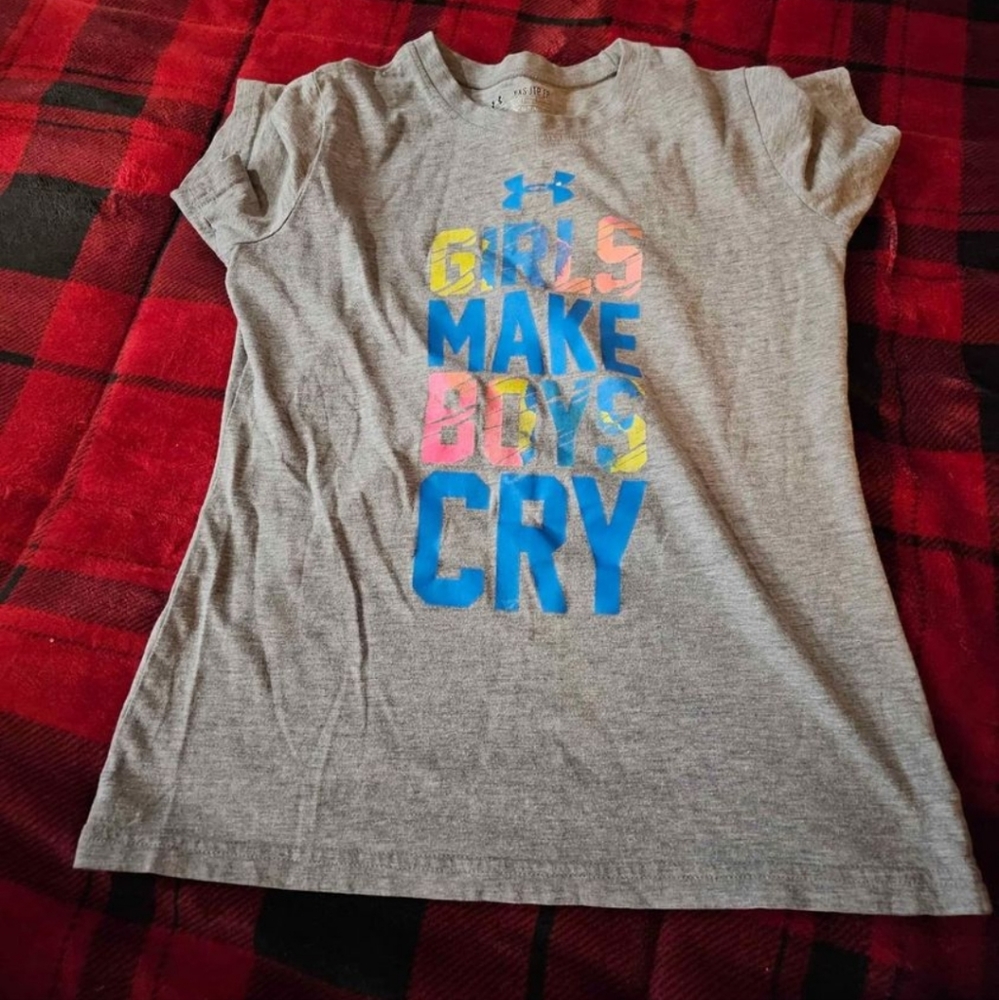 #829 Girls Under Armour Shirt xsmall